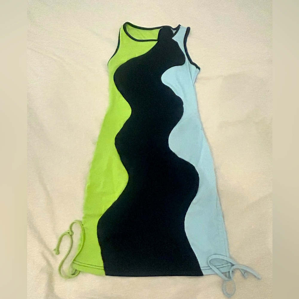 Fun Modern Bodycon Dress with ties